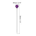 thumbnail image 2 of Uxcell Sewing Pins, 1.5 Inch Straight Pin with Plastic Pearlized Ball Head, Purple,400Pack, 2 of 6