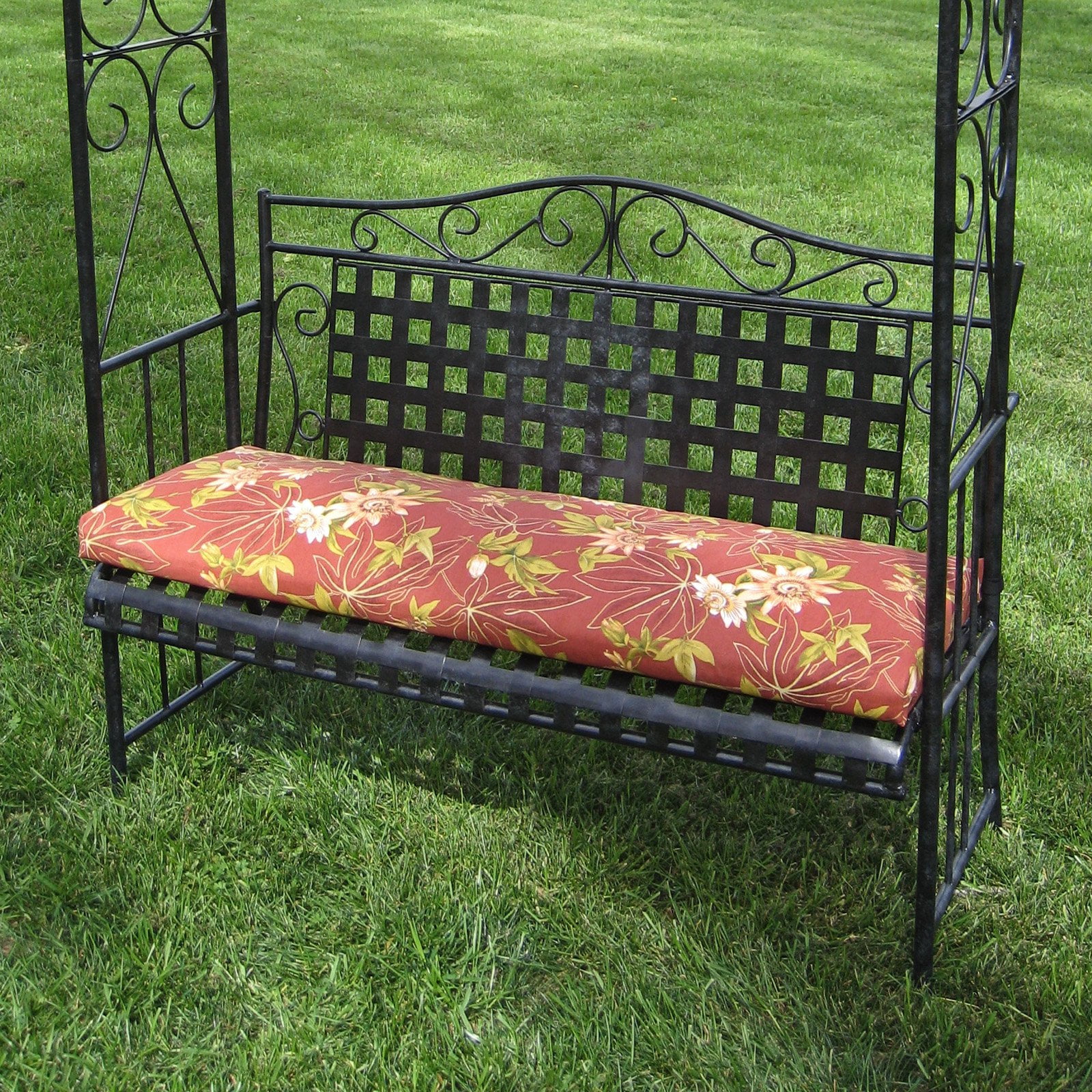 Blazing Needles Arbor Bench Cushion - 49L x 20W in 