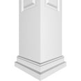 thumbnail image 6 of Ekena Millwork 8"W x 9'H Craftsman Classic Square Non-Tapered, Double Raised Panel PVC Column Kit, Prairie Capital & Prairie Base, 6 of 9