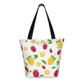 thumbnail image 3 of Bingfone Strawberry and Lemon Women Shoulder Tote Bags Casual Bag Ladies Shopping Handbag, 3 of 8