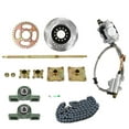 thumbnail image 2 of LABLT Rear Axle Assembly Kit with Shaft & Hub & Chain & Brake Master Cylinder Replacement for 32 Inch Go Kart ATV, 2 of 7