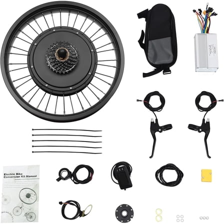 20" Rear Wheel Electric Bike Conversion Kit, Ebike Conversion Kit, Rear Wheel Electric Bicycle Hub Motor Kit