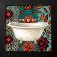 thumbnail image 2 of Vision Studio 12x12 Black Modern Framed Museum Art Print Titled - Spice Bathroom II, 2 of 5