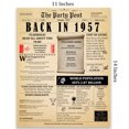 thumbnail image 5 of 67th Birthday Party Decor Poster 67 Years Ago Back In 1957, 5 of 5