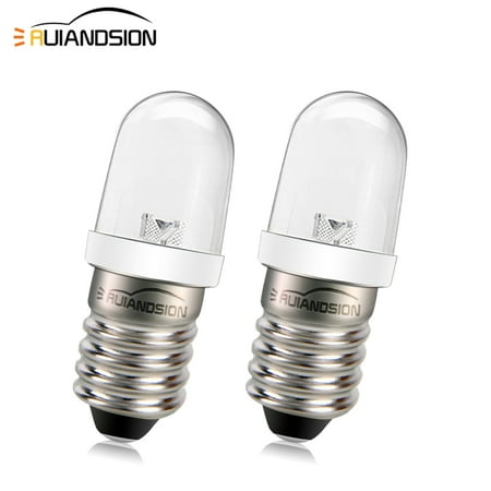 

Ruiandsion 2PCS E10 220-230V Screw Base LED Chandelier Light Table Lamps Outdoor Garden Indoor Lighting Bulb White