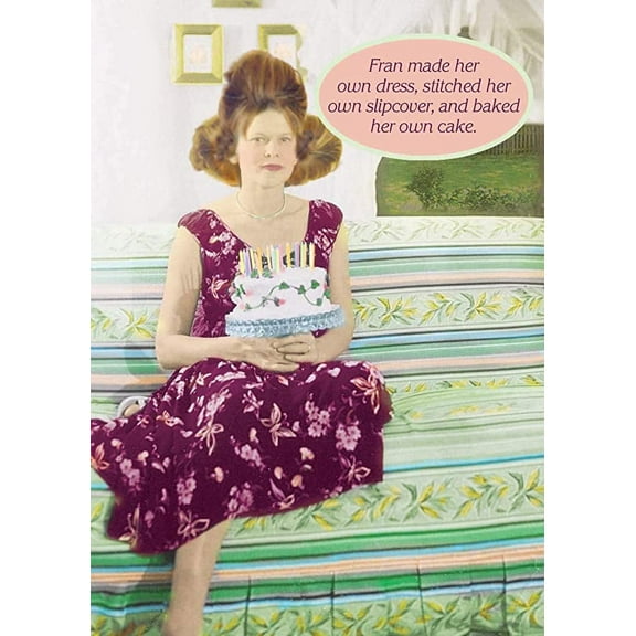 Funny Women's Birthday Greeting Card (5" x 7") by Actual Pictures | 3 Pack   3 Envelopes (Did Her Own Hair)