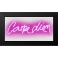 thumbnail image 2 of Carr, Hailey 14x9 Black Modern Framed Museum Art Print Titled - Neon Carpe Diem PW, 2 of 5