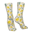 thumbnail image 7 of Cauagu Flowers and Butterflies Pattern Fun Novelty Crew Socks,Casual Athletic Socks Neutral Socks Cozy Crew Socks Christmas Gift, 7 of 7