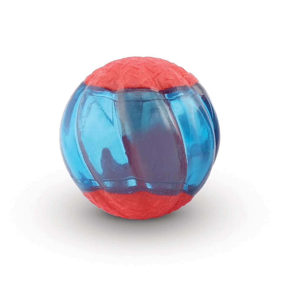 Zeus Duo Ball Dog Toy with Flashing LED, Large