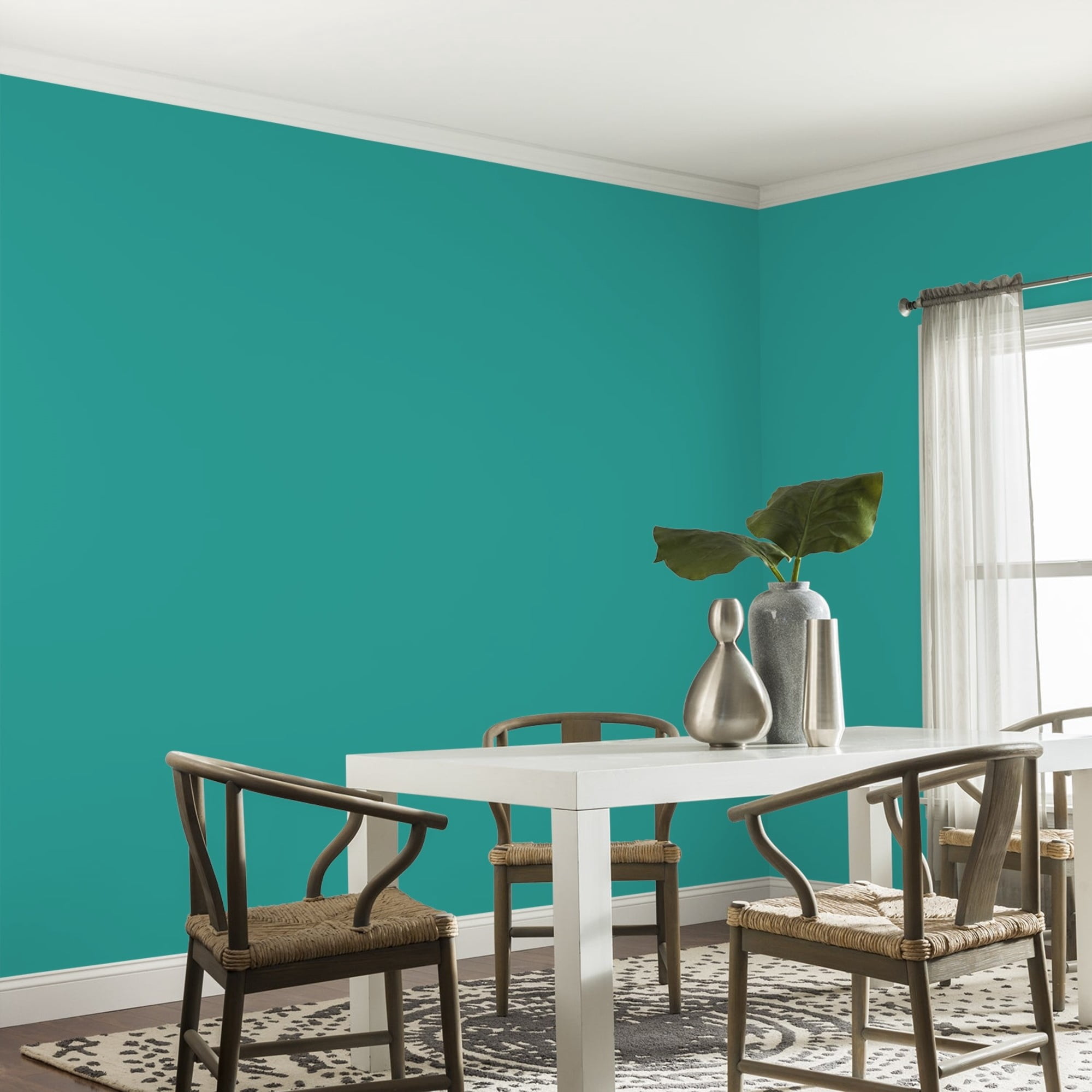 Glidden High Endurance Plus Azure Tide Eggshell Interior Paint and Primer, 1 Quart