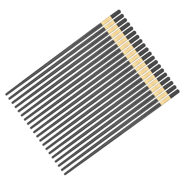 Palillos Japoneses, 10 Pares De Palillos Reutilizables De Fibra De Vidrio Antideslizantes De 9,5 Pulgadas Para Platos Japoneses
