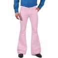 thumbnail image 3 of Men's 70s Bell Bottom Vintage Denim Pants Retro Flared Jeans 60s Style, 3 of 8