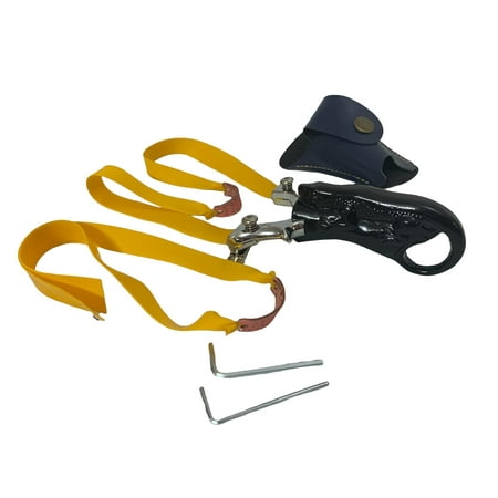 Heavy Metal Slingshot/Gulel With Rubber | Chameleon | Use Rocks Marbles Paintballs Etc To Shoot | Perfect Item For Target Practice | Multicolor