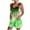 Green, variant on Shape Wear Bodysuit Plus Size Scoop Neck Sleeveless Breathable Jumpsuits Camisole Romper with Pocket Floral Summer Casual Tops