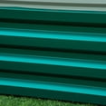 thumbnail image 3 of Raised Garden Bed Metal Galvanized Elevated Above Ground Standing Planters Boxes 4×2×1FT Outdoor Rectangle for Vegetables Flower Herb, Green, 3 of 5