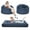 Navy, variant on Faitaliicy 1PCS Giant Bean Bag Chair Bed Convertible Beanbag Folds From Lazy Chair To Floor Mattress Bed Full Size Lounge Sofa Bed With Washable Corduroy Cover For Couples Family Home Living Room