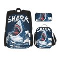 thumbnail image 1 of Fotbe Shark Set Escolar 3 en 1 para Niños - Mochila Duradera con Lonchera Aislante y Estuche para Lápices - Mochila Escolar para Niños y Niñas, 1 of 7
