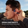 thumbnail image 2 of AfterShokz Aeropex - Open Ear Bluetooth Bone Conduction Sports Headphones - Sweat Resistant Wireless Earphones for Workouts and Running with Built in Mic (Eclipse Blue), 2 of 8