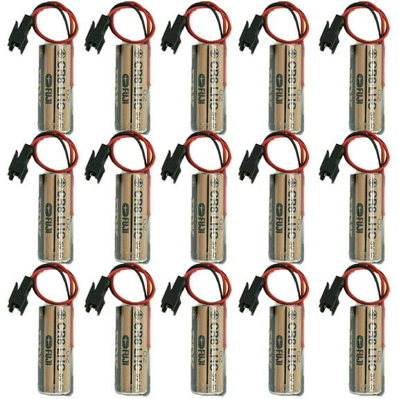 15Pcs 2600mAh CR8.LHC 3V CR8.L PLC Lithium Battery for DIY Sensor Battery with Plug