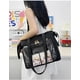 thumbnail image 2 of LHSHID Cute Ribbon Japanese Ita Bag Large Tote Crossbody Bag Messenger Bag for Women Aesthetic Bag Y2K Purse (White), 2 of 6
