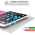 thumbnail image 6 of iPad PRO 11 1st 2018 [ PRO 11 Inch 1 Generation ] A1980 A1934 A2013 A1979 MU0T2LL/A MU0Y2LL/A MTXN2LL/A MTXP2LL/A Trifold PC Lightweight Smart PU Leather Protective Hard Back Cover - Pink, 6 of 8