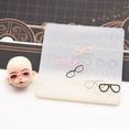 thumbnail image 3 of XISAOK DIY Pottery Clay Doll Face Eyeglass Frame Silicone Mold Durable Resin Moulds, 3 of 7