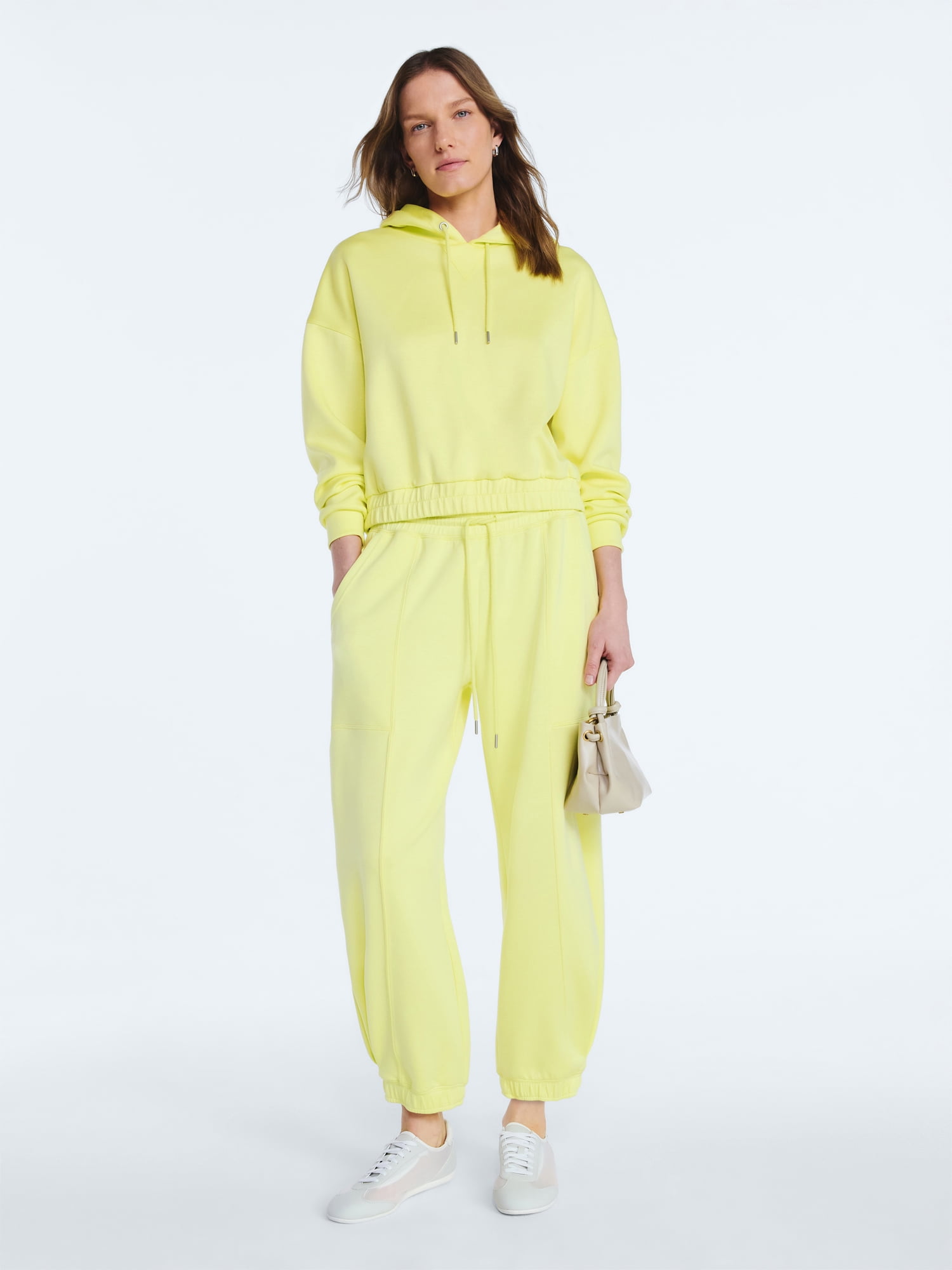 Scoop Women's and Women's Plus New Scubaknit Pullover Hoodie, Sizes XS-4X