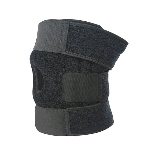 Attelle de Genou à Charnière pour avec Bandage de Genou Ouvert Compression Réglable