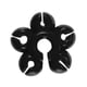 thumbnail image 5 of Coda de pesca Bola fija suministros de pesca Reutilizable Proteger de caña de pescar tapón Negro, 5 of 8