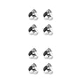 thumbnail image 3 of Molde para pasteles Moyic Acero inoxidable 4 piezas, 3 of 6