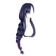 thumbnail image 2 of Peluca de cosplay trenzada de color morado oscuro de 65 cm de largo con altura degradada, 2 of 3