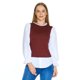 thumbnail image 1 of Blusa Doble Prenda Mujer Casual Formal Manga Larga Vino vino 3EG Incógnita 330630, 1 of 5