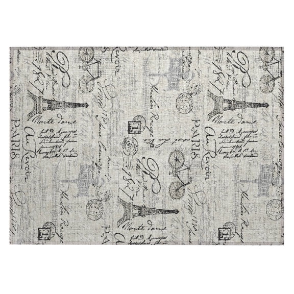 Dalyn Rugs Machine Washable Indoor/Outdoor Chantille ACN2209 Beige 1'8" x 2'6" Rug