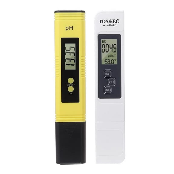 Portable Digital 3 in 1 TDS/EC/Temp Meter Aquarium Water Conductivity Tester Pen Filter Measuring PH Meters