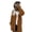 Brown XL, variant on Women Winter Jacket Double-sided Wear Thick Fleece Hooded Pockets Mid Length Solid Color Warm Casual Daily Wear Long Coat