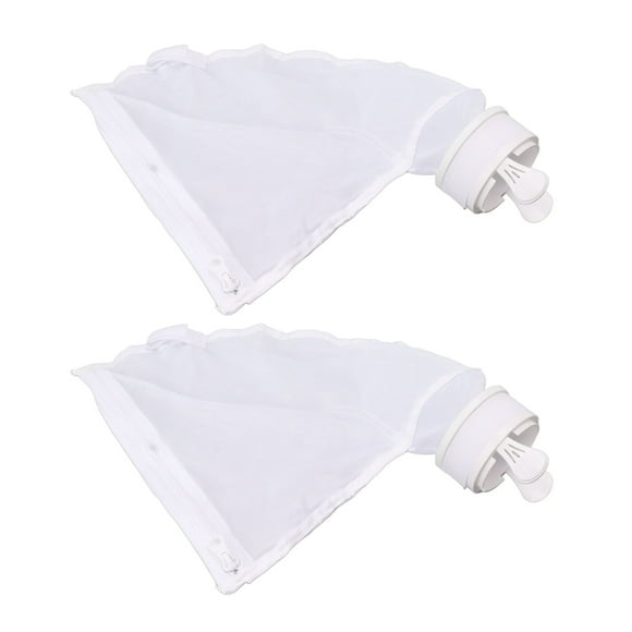 2Pcs Pool Cleaner All Purpose Bag with Zipper Enclosure Replacement Pool Cleaner Zippered Filter Bag for Polaris 360 380
