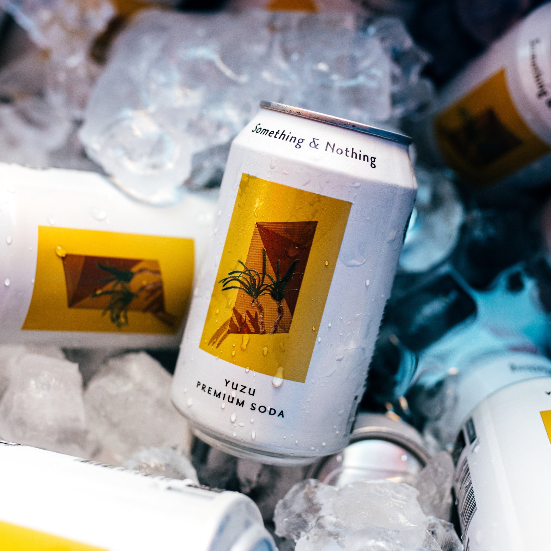 Something & Nothing Lightly Carbonated Yuzu Premium Soda Case of 12 x 12 Fl Oz