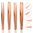 thumbnail image 2 of 4 Paires de Pinces à Sourcils Multi-Usages en Acier Inoxydable Pinces de Précision, 2 of 9