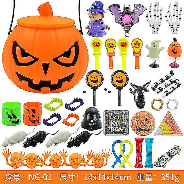 Halloween Xmas Christmas Gifts Decoration Decompression Toy Set Pumpkin Countdown Calendar Blind Box
