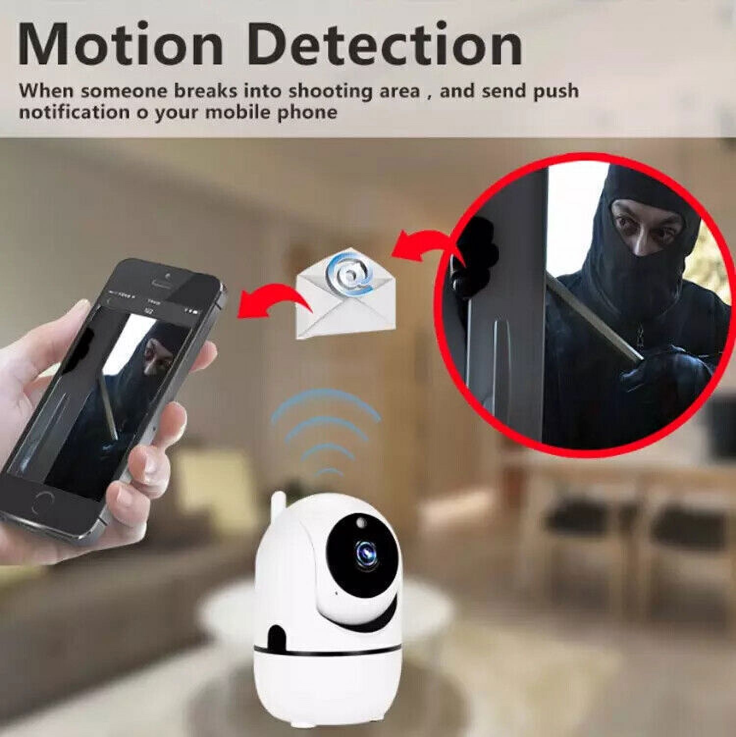 2MP 1080P FHD Wifi IP Security Camera Baby Monitor Smart Indoor CCTV PTZ Camera