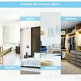 thumbnail image 5 of Gymax Door Wall Mounted Mirror Full Length Hanging Mirror Bedroom Bathroom White, 5 of 10