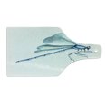 thumbnail image 2 of Dragonfly Cutting Board, Hand Drawn Watercolor Dragonfly with Grunge Murky Influences Picture, Decorative Tempered Glass Cutting and Serving Board, Wine Bottle Shape, Pale Blue White, by Ambesonne, 2 of 5