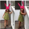 thumbnail image 3 of EcoNesxp Rabbit ear hat Hamburger hat Wool hat Rabbit ear piece 1 piece, 3 of 5
