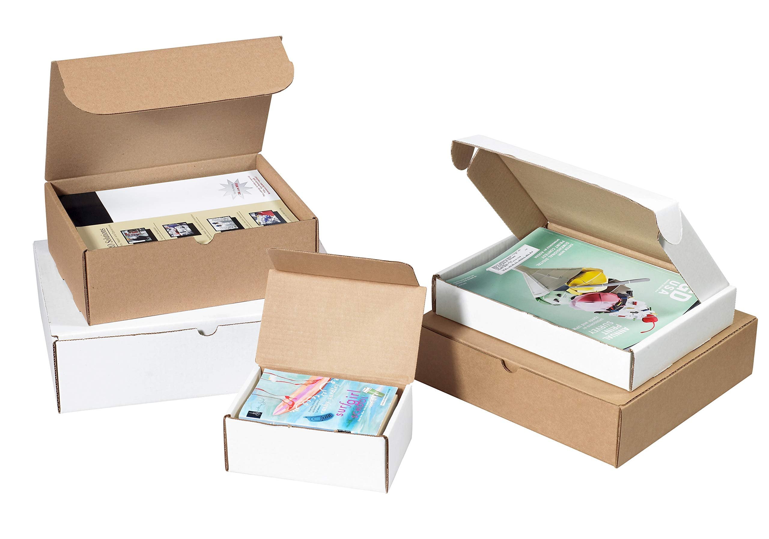 BOX USA Shipping Boxes Small 8"L x 8"W x 4"H, 50-Pack  Corrugated Cardboard Box for Packing, Moving and Storage