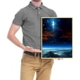 thumbnail image 4 of Shiartex  Outer Space Wall Art Galaxy Earth Canvas Wall Decor Universe Planet Nasa Decoration Painting Blue Sky Stars Print Pictures Artwork Bedroom Living Room Office 12x16in/16x20in, 4 of 4