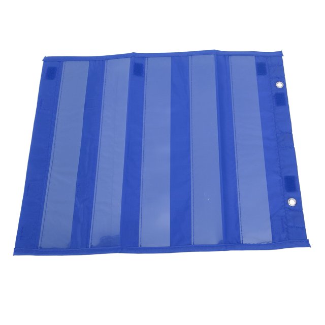 Tableau de Poche pour Salle de Classe, 5 Rangées de Poche Transparente, Matériau en Nylon, Outil Éducatif Engageant avec Design, Convient aux Activités de Groupe