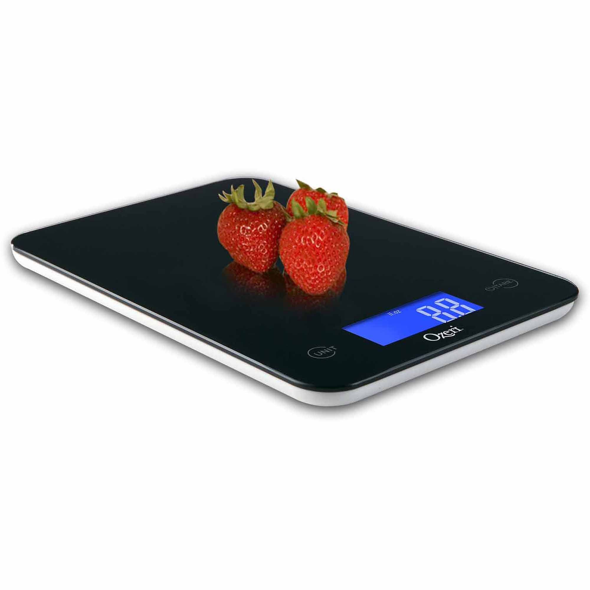 Ozeri Touch Professional Digital Kitchen Scale 18 Lbs Edition Ozeri Touch Professional Digital Kitchen Scale 18 Lbs Edition Tempered Glass In Elegant Black Com