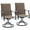 Paded Brown, variant on STARY Patio Dining Set for 6, 7-Piece Outdoor Dining Table and Chairs Set, 4 x Swivel Outdoor Chairs with Paded Textilene and 60"x35" Patio Table with 1.57" Umbrella Hole for Poolside, Backyard