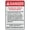 Warning Sign 3, variant on Danger Welding Arc Wear Eye Protection Sign 8"x12", Aluminum Tin Warning Signs for Home Outdoor Garden, Durable PPE Sign