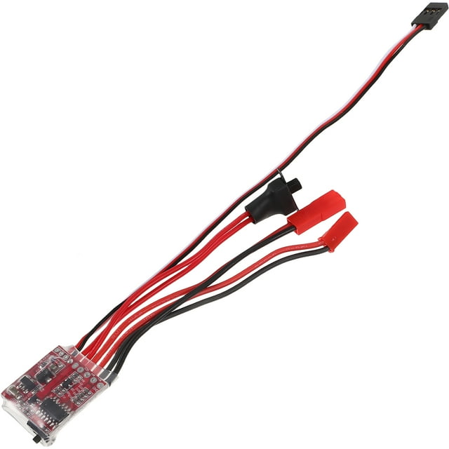 KAKOWELY model vehicle accessory Brushed Electronic Speed Controller Brushed Winch Switch Controller RC Model Part8.46"X0.87"X0.28"